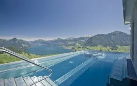Villa Honegg A Luxury Hotel With The Most Beautiful Pool View In The World Amazing Swimming Pools Hotel Villa Honegg Villa Honegg