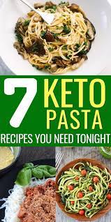 The Absolute Best Keto Pasta Recipes Keto Pasta Recipe High Carb Foods Keto Approved Foods