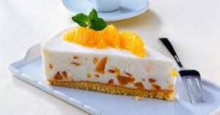 طريقة عمل تشيز كيك برتقال بارد بالصور Recipe Dessert Dishes Cheesecake Desserts