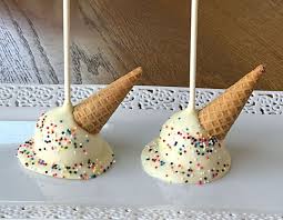 Delitelee Com Melting Ice Cream Cone Cake Pops Ice Cream Cone Cake Cake Pops Cake Pop Designs