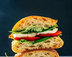 Caprese sandwich