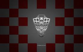 You can download any logo for free! Download Wallpapers Croatia National Football Team Emblem Uefa Red And White Logo Red And White Carbon Fiber Background Croatia Football Team Logo Football Croatia For Desktop Free Pictures For Desktop Free