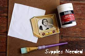 Press the photo onto the fabric and make sure that there are no bubbles. How To Transfer A Photo To Fabric A Beautiful Mess