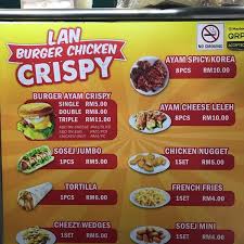 Lihat juga resep daging burger ayam crispy enak lainnya. Lan Burger Chicken Crispy Taman Setapak Jaya Kuala Lumpur Kuala Lumpur