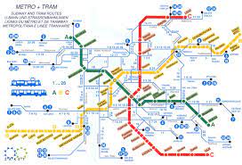 Prague Praha Metro Map Prague Czech Republic Prague Map Metro Map Prague Travel