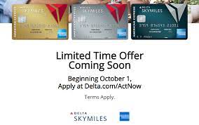 Delta skymiles ® gold american express card (photo by wyatt smith/the points guy) welcome bonus: Increased American Express Delta Offers Now Live Ends October 30th Doctor Of Credit