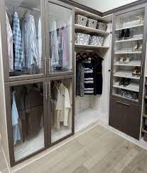 The ordinary height of american women is well under five and also a half feet, however reaching the top rack of most closets is virtually impossible except by those who are at least a foot taller. Closets Spacesolutionsaz Com Beautiful Gray Two Toned Closet Custom Closets Custom Garage Cabinets Closet