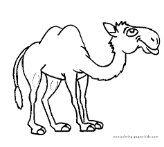 Collection of free camel coloring pages. Camel Free Printable Coloring Page For Kids
