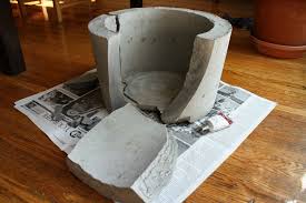 Cement (not concrete) is the key. Diy Cement Planters Merrypad