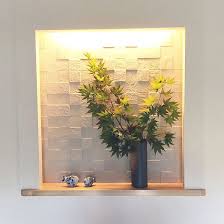 玄関 入り口 玄関ニッチ 和モダン エコカラット diy などのインテリア実例 2016 08 02 22 14 55 roomclip ルームクリップ nichos de pared diseno de puerta de hierro interiores de casa