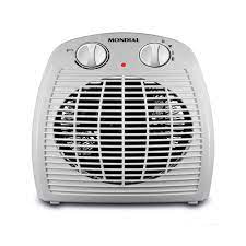 Em até 12x de r$ 20,82 sem juros. Aquecedor De Ar Eletrico A 08 127v 1500w Branco Mondial Telhanorte