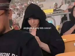 BTS's Jungkook was at the SKZ concert to support his friend Bang Chan and  the other members! I think these interactions between idols and the support  they show each other are really