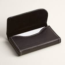 Montblanc sartorial hard shell steel business card holder black leather 116390. Black Leather Horizontal Business Card Holders Efabprint Tshirts Personalised Print