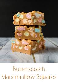 Butterscotch Marshmallow Squares Alisha Enid Favorite Dessert Recipes Sweet Treats Delicious Desserts
