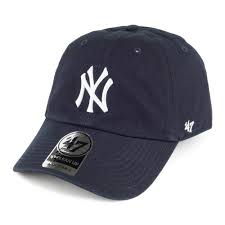 47 Brand New York Yankees Baseball Cap Clean Up Navy Blue