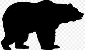 Polar bear silhouette from animals, mammals, and bear. American Black Bear Clip Art Silhouette Polar Bear Png 805x482px Bear American Black Bear Animal Figure