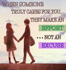 Some of the biggest challenges in relationships come from the fact that most people enter a relationship in order to get something. Another Sweet Quote About Love Someone Who Makes Excuses Rather Than Effort Isn T Usually Trustable And Usually Do Sweet Love Quotes Words Quotes Sweet Quotes