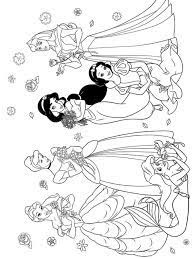 Princesses coloring page with few details for kids. Disney Princesses Coloring Pages To Print For Free Below Is A Collecti Princess Coloring Pages Disney Princess Coloring Pages Disney Coloring Pages Printables