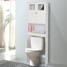 It will be helpful because all the. Ktaxon Bathroom Over Toilet Space Saver Wall Mounted Standing Double Door Storage Cabinet Tower With Adjustable Shelf White Walmart Com Walmart Com