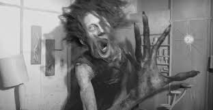 The alien falls against a bureau and knocks a glass of bo's undrinkable water on himself, causing his skin to turn red and blister. What Are The Scariest Horror Movie Moments Of The Last 10 Years Bloody Disgusting