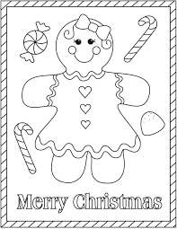 Gingerbread Girl Christmas Coloring Pages Christmas Coloring Cards Christmas Coloring Sheets Christmas Coloring Pages