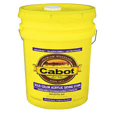 5 Gal Cabot Stains 0806 Neutral Base Provt Solid Color Acrylic Siding Stain