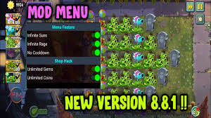 Aug 13, 2021 · plants vs. Plants Vs Zombies 2 Mod Menu Apk 8 8 1 Unlimited Coin Gems Sun No Reload