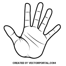 Black And White Wood Clipart Hand Palm Hand Palm Clip Art Vector Free