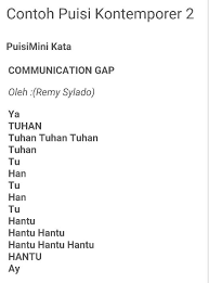 Jika anda belum pernah membaca contoh puisi, anda mungkin akan kesulitan untuk membuat puisi yang indah. Contoh Puisi Kontemporer Pour Android Telechargez L Apk
