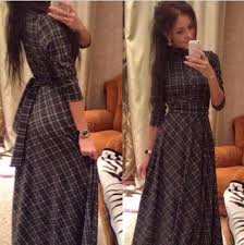 Cute Casual Plaid Long Maxi Dress Maxi Dress Long Maxi Dress Vintage Maxi Dress