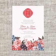 Chinese wedding invitations were traditionally red but due to western influences pink, cream, maroon, purple, magenta, etc are also becoming popular. Diy Printable Editable Chinese Wedding Invitation Card Template Instant Download Coral Flowers With Bi Kartu Undangan Pernikahan Undangan Pernikahan Perkawinan