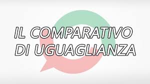I made a diagram for the seating arrangement for guests at our wedding. Il Comparativo Di Uguaglianza Imparare L Inglese Youtube