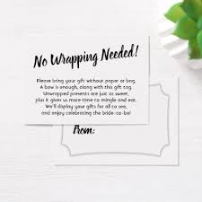 Elegant Minimal Bridal No Wrap Shower Gift Card Zazzle Com Wedding Gift Cards Bridal Shower Gifts Bridal Gifts