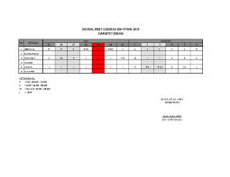 You can save an excel file in another file format by clicking the file > save as. Xls Jadwal Piket Lebaran Sinichi Kudo Academia Edu