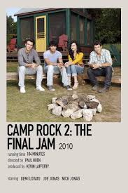 Jenny takes a summer job working at jason's favorite resort on the tropical island of st. Camp Rock 2 The Final Jam By Jessi Film Posters Minimalist Movie Poster Wall Movie Posters Minimalist