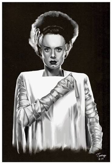 The Bride of Frankenstein — Tony Santiago Art