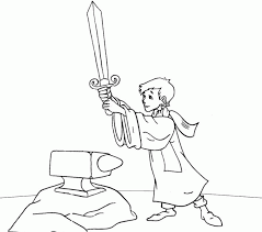 The drawings are intended to be colored with any type of colored pencil, water color, crayon. King Arthur Coloring Page Coloring Home
