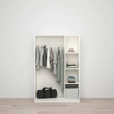 Kleppstad Wardrobe With 3 Doors White 46 1 8x69 1 4 Ikea Ikea Wardrobe Ikea Clothes Rail