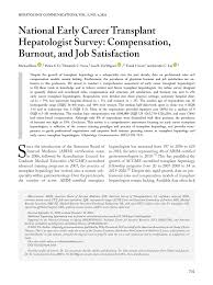 Medical/healthcare/drug related associates are md's, ph.d's with mba's can command more. Pdf National Early Career Transplant Hepatologist Survey Compensation Burnout And Job Satisfaction