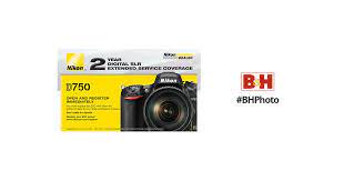 Nikon 2-Year Extended Service Coverage For D750 Dslr Camera