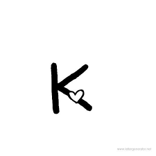 K 418 5 featured k participated in the sandwich challenge 2020 did you make this project? Heart S Delight Font Alphabet K Stylish Alphabets Letter K Design K Letter Images