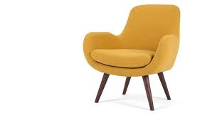 Moby Accent Armchair Yolk Yellow Made Com In 2020 Accent Arm Chairs Yellow Accent Chairs Accent Chairs