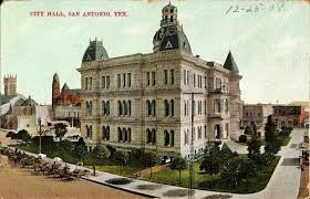 El City Hall De La Ciudad De San Antonio Texas Decada De 1900 City Hall San Antonio City