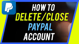 You cannot remove paypal altogether, because it is integrated into etsy payments, but the payments go to etsy's paypal account, and then to you through your etsy payment account. How To Delete Paypal Account Youtube
