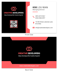 15% off with code julyzweekend. Modern Developer Personal Business Card Template