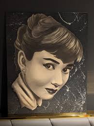 SHE LIVES THE POETRY SHE CANNOT WRITE”. 16”x20”. Mixed Media