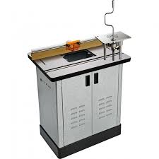 Cast Iron Router Table Pro Router Lift Pro Fence Steel Cabinet Router Woodworking Jet Woodworking Tools Dog Bench