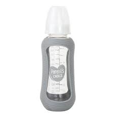 Parent S Choice 3 Pack Glass 9oz Baby Bottles With Silicone Sleeve Ages 0 Months Walmart Com