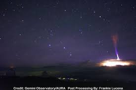 The Gemini Observatory Cloud Cam On Mount Kea In Hawaii Captured Imagery Of Jet Lightning Also Known As Gigantic Jets Clouds Lightning Atmospheric Phenomenon