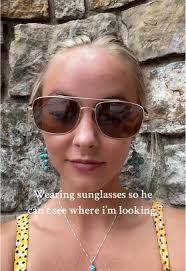 Wearing Sunglass So People Cant See My Eyes